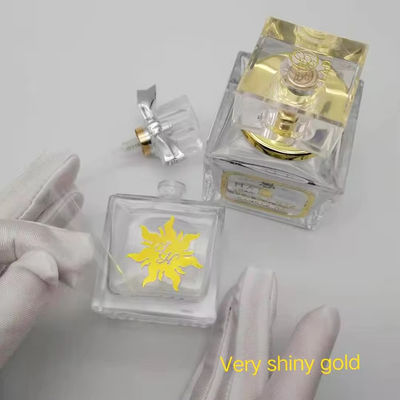 Custom waterdicht metaal wijnetiketten 3D geïmprimeerde goudfolie wijnetiketten voor whisky
