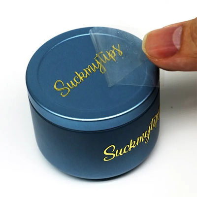 Transparante logo metalen stickers overdracht bronzen warm zilver overdracht stickers label