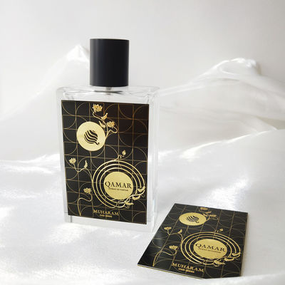 Op maat gemaakt waterdicht vinyl kleeflabel parfum cosmetica kaars fles sticker
