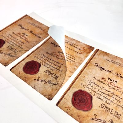 kopen Gepaste wijnsticker wijnlabel voor het afdrukken van rode wijnlabels online manufacture