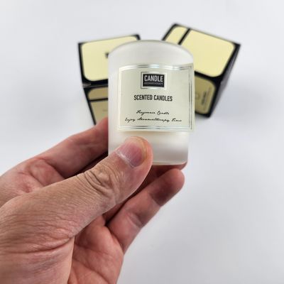 kopen Groothandel Custom Textured Paper Printing logo Parfumkaars Stickers Verpakkingslabels online manufacture