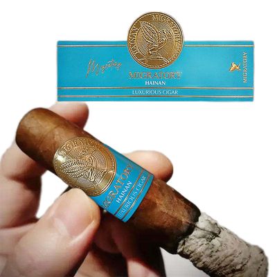 kopen Luxury 3D Effect Cigar Label with Pantone Color and UV Printing for Premium Cigar Bands online manufacture