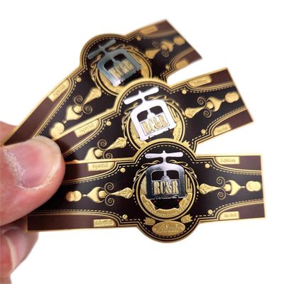 Goede prijs Gekleurde papieren sigarenlabels Anti-vervalsing 3d-sticker afdruk merkringen online