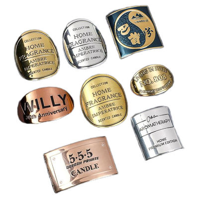 Goede prijs Wijnfles CMYK Metalen wijnetiketten Aluminiumfolie Sticker Gedrukt 3D sticker online