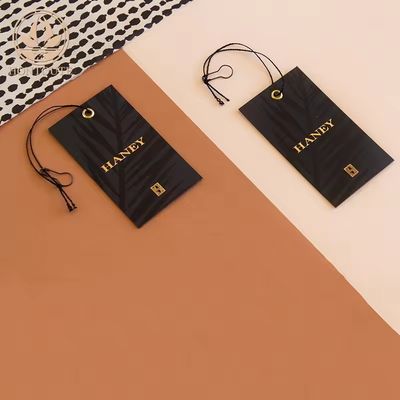 Goede prijs Kleur Custom Kraft Print Kleding Tags Waterdicht Custom Logo Tags Voor Kleding online