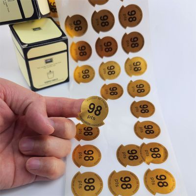 Goede prijs OEM Custom Waterdichte Kaars Waarschuwingsstickers Eenvoudige Kaarslabels online