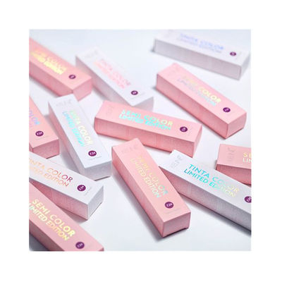 Goede prijs Lipbalsem aanpasbare papieren doos verpakking aangepaste lippenstift dozen met stickers online