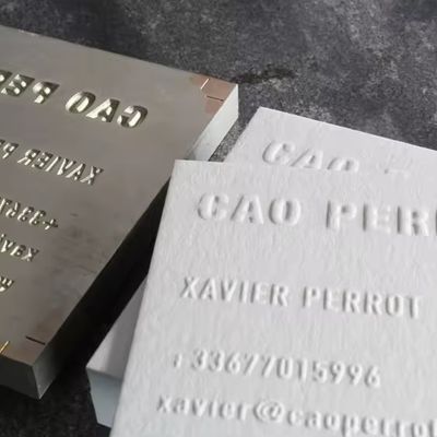 Goede prijs Huwelijksgeldfolie visitekaartje Printing Embossed Hard Paper Elegante dankzegging Greeting Card online