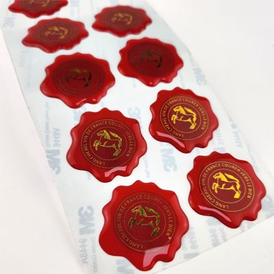 Goede prijs 3D Dome Epoxy Stickers Crystal Clear Vinyl Stickers UV-bestendige online