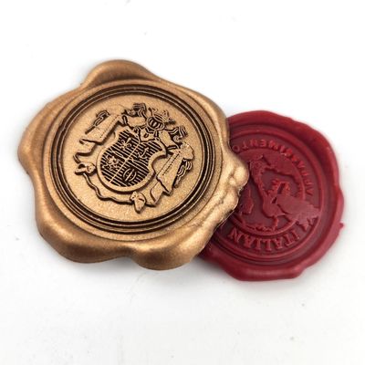 Goede prijs Goud logo epoxy stickers verzegelingswas zegel stickers voor enveloppen online