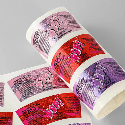 Goede prijs Waterdicht vinyl kleefmerk op maat gedrukt holografisch voor parfumkaarsverpakkingen online