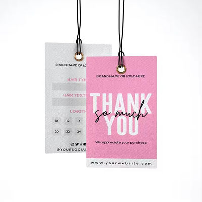 Goede prijs Luxe tags kleding tag met aangepast logo papier hang tags met string voor kleding eigen logo online