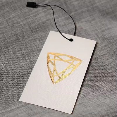 Goede prijs Custom Stamping Hang Tags Low Price High Quality Fashion Design Paper Hang Tags voor kleding online