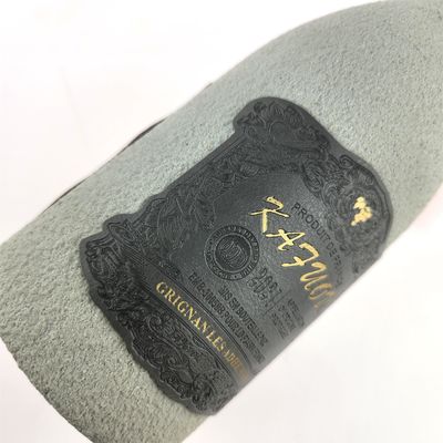 Goede prijs Luxe textuur Privé Rode Wijn Waterdicht Sticker Wijnflessen Etiketten Lederijk online