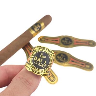 Goede prijs Custom Eco-friendly Cigar Label with Full-automatic Production and ISO9001 Certified for Private Branding online