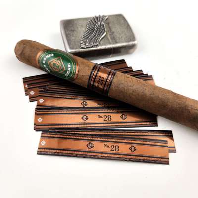 Goede prijs Custom Private Cigar Band Label with ISO9001:2008 Certification and Adhesive Sticker for Premium Cigar Packaging online